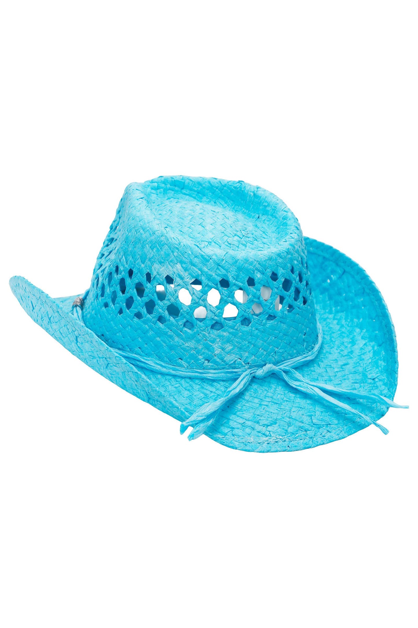 Kids Monochrome Straw Cowboy Hat