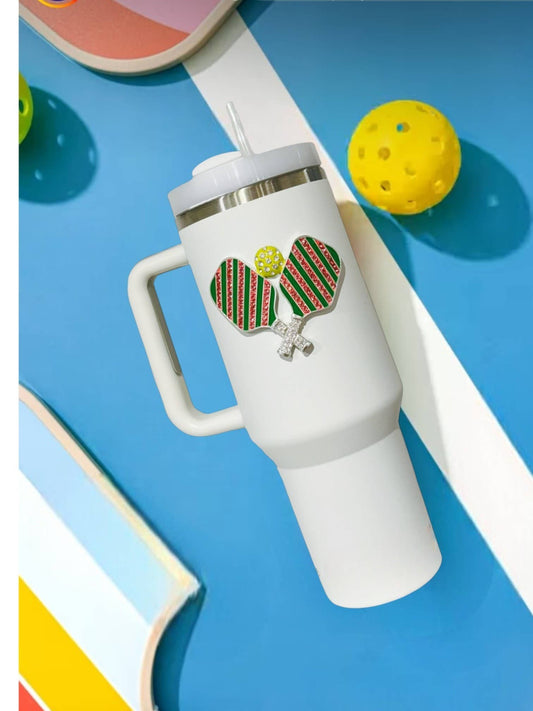 Pickleball Jeweled Tumbler