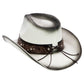 Heart Bling Rhinestone Belt Ombre Straw Cowboy Hat: Beige