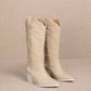FLORA: TAUPE COWGIRL BOOT