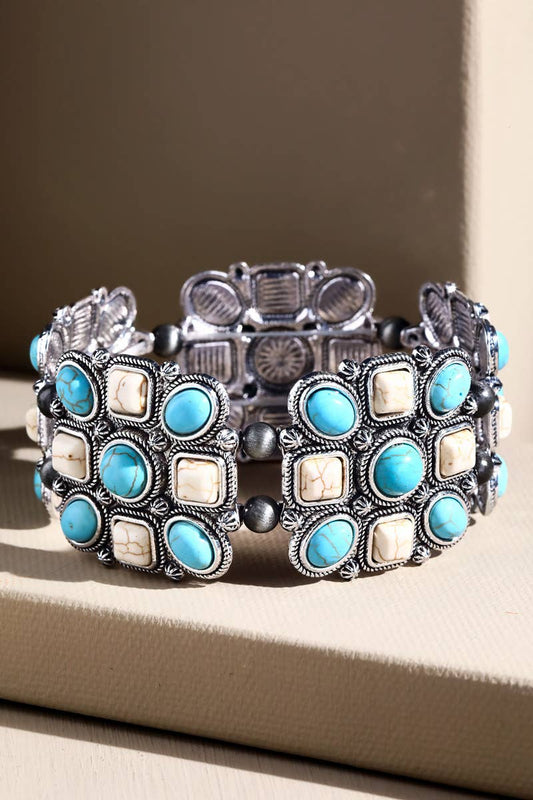Bohemian Semi Stone Bracelet: