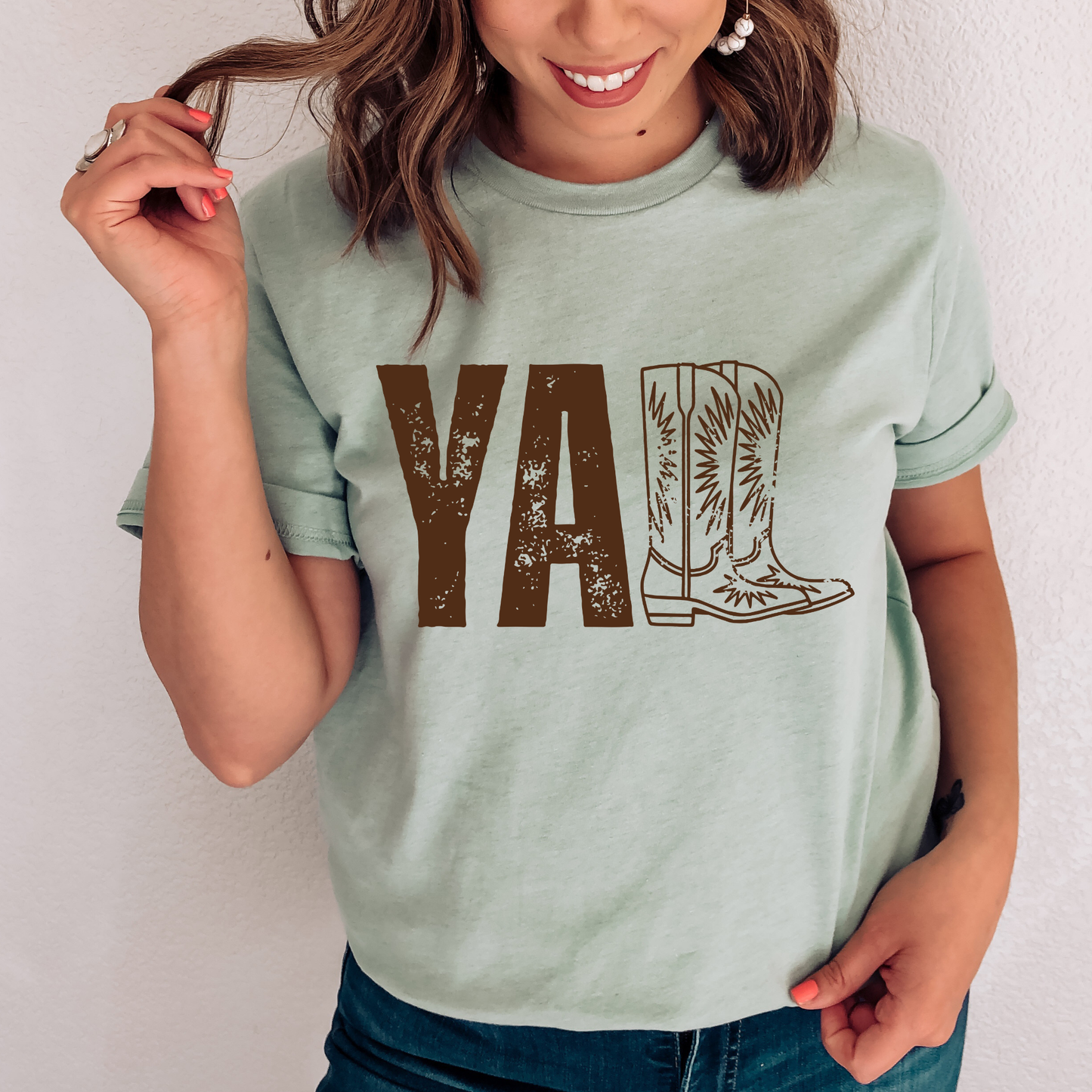 Western Y'all Boots Graphic Tee