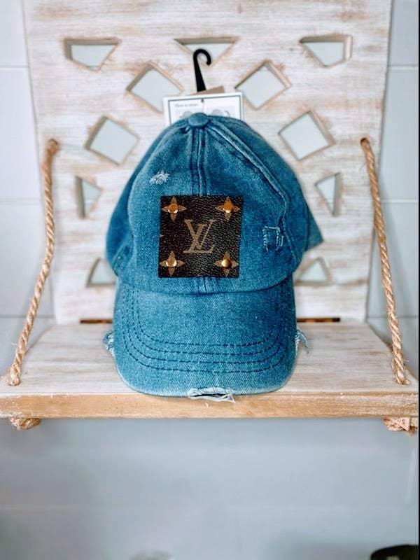 Upcycled baseball cap