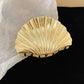 Gold Seashell Hair Claw Clip