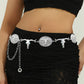Concho Cowgirl Metal  Waist Chain