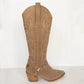 Western Boot Charm Wrap – Gold Chain with Cowgirl Charms: Saddle Up Set