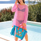 CABANA "SUN KISSED" TOTE, AQUA