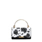 Cow Print Ring Handle Top Handle Bag