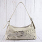 Studded Western Buckle Vegan Leather Shoulder Bag