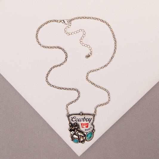 Western Cowboy Banquet Rodeo Necklace