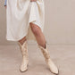 Amaya white Chai Classic Western Boot