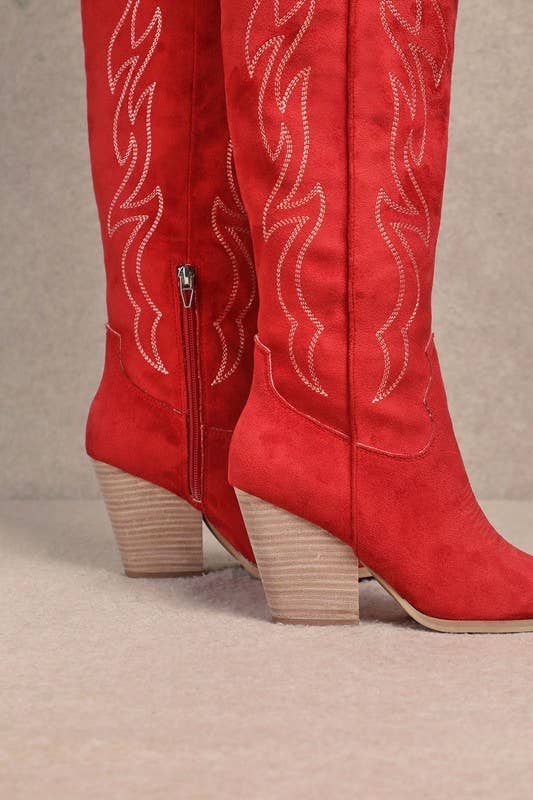 ABBY: Khaki Cowgirl Boot