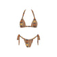 Autumn Breeze Bikini Set: BROWN / S-M-L(3-2-1)