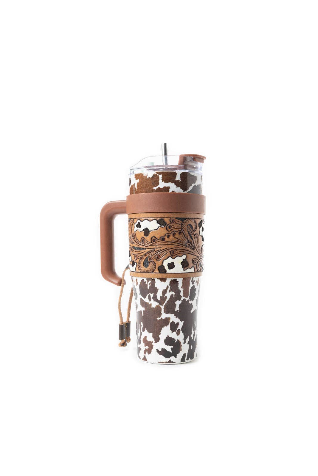 Wide Wyoming Tumbler In Brown and White: WITH TOOLING