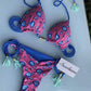 Ladies String Tie Halter Strap Sexy Bikini Set