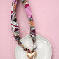 SCARF CHARM NECKLACE