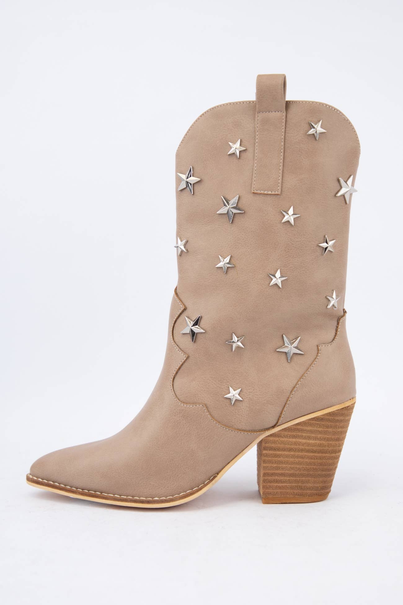 WEEKLY DEAL STAR STUD EMBELLISHED WESTERN BOOTS
