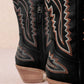 TESS: Dark Brown Cowgirl Boot