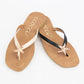 MISTY GOLDEN STARFISH DECOR THONG STRAP SANDAL