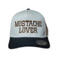 Mustache Lover Hat: Black/Beige/Brown