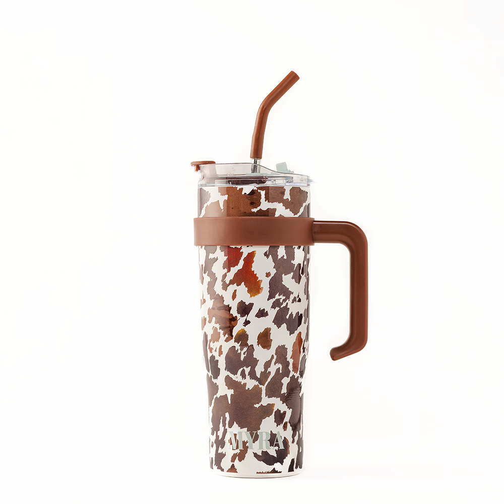 Wide Wyoming Tumbler In Brown and White: WITH TOOLING
