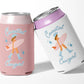 Brunette Coastal Cowgirl Can Cooler