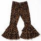 Leopard Distressed Double Layer Girls Jeans