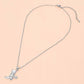 Stainless Steel CZ Stone Paved Star Accent Cowboy Boot Charm Pendant Necklace: Gold