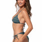 P1942-PRINTED BASIC TRIANGLE TOP AND TIE SIDE BIKINI SET