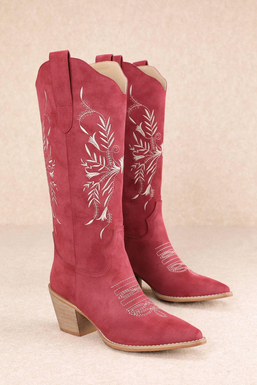 FLORA: TAUPE COWGIRL BOOT