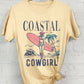 COASTAL COWGIRL BEACH CLUB GRAPHIC TSHIRTS.
