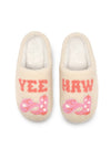 Indoor / Outdoor Slippers - Western Cowgirl - "Yee Haw"
