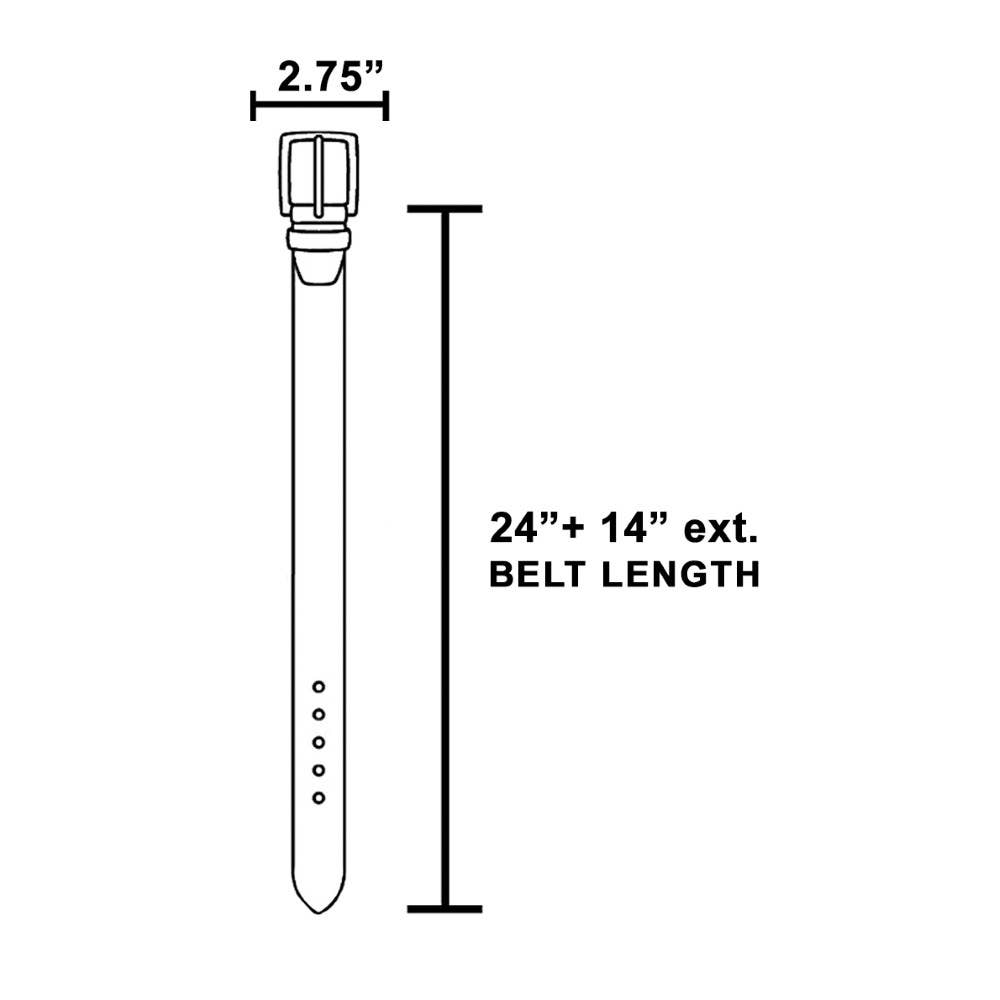 Heart Concho Ring Chain Belt