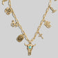 Assorted Western Bull Charm Necklace