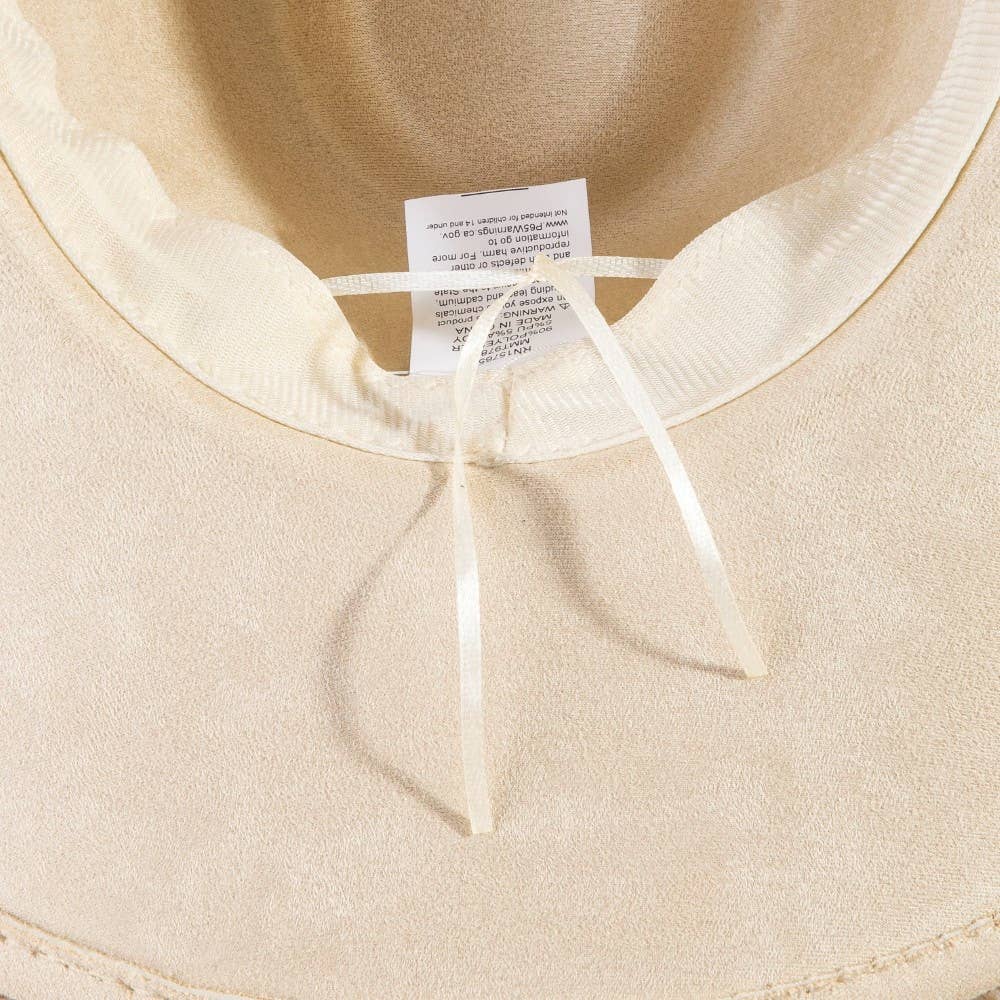 Concho Embroidered Strap Western Cowboy Hat: DBR