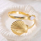 Shell Pearl Arm Cuff Bracelet
