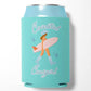Brunette Coastal Cowgirl Can Cooler