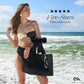 Special Edition Bow Midnight Black Beach Tote w/ Phone Pouch