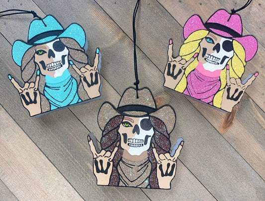 Skelly Cowgirl Freshie