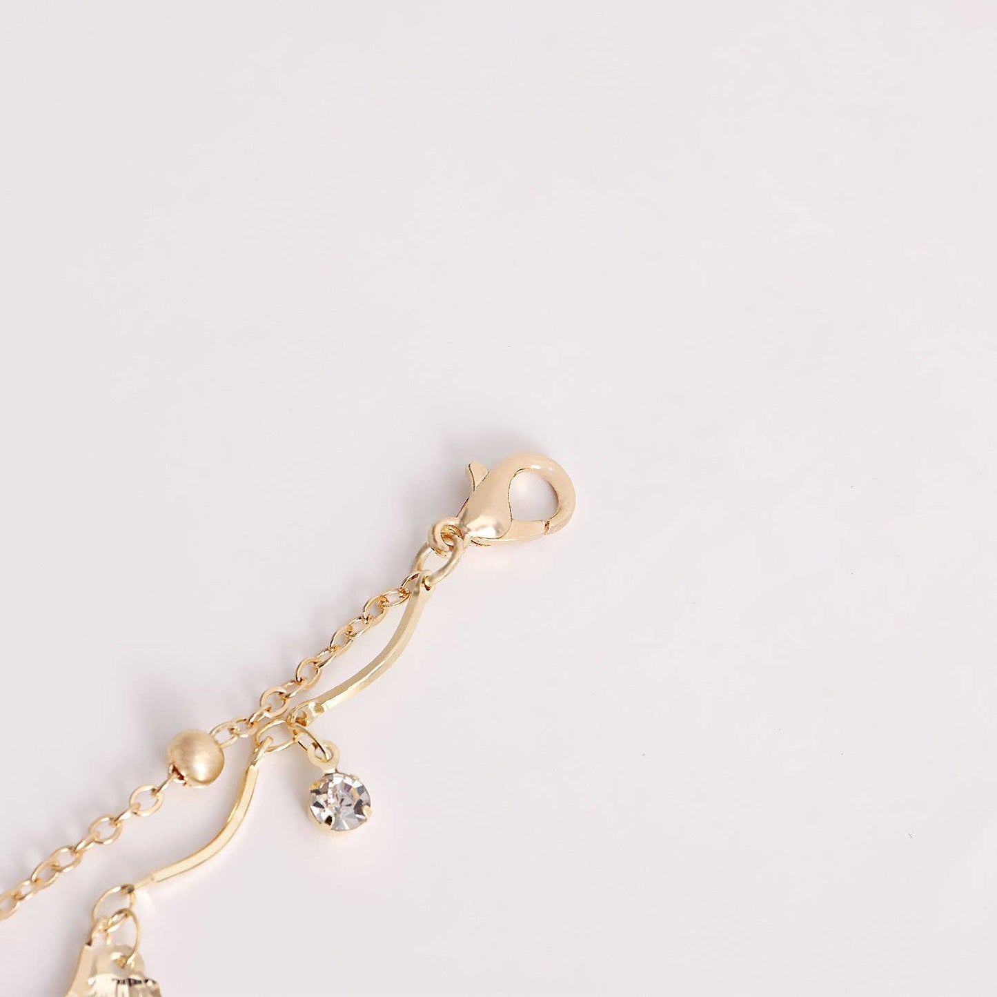 Simple Shell Sequin Rhinestone Waist Chain DP25A816: Gold