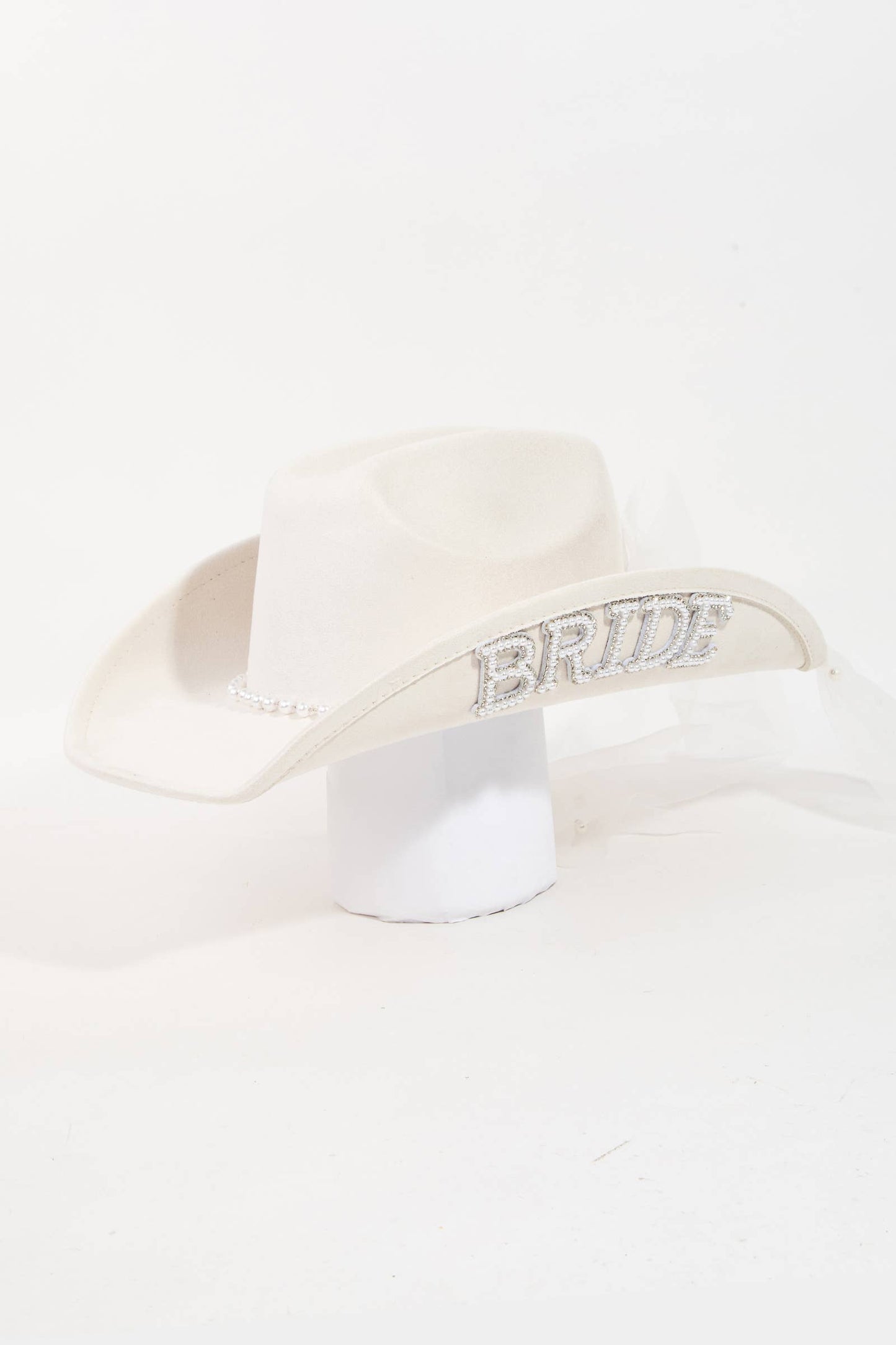 Bride Veil Cowboy Hat: IV
