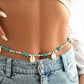 Simple Beaded Shell Waist Chain DPJYD18: 1