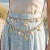 Sealife Charms Layered belly Chain Belt