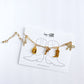 Western Boot Charm Wrap – Gold Chain with Cowgirl Charms: Saddle Up Set