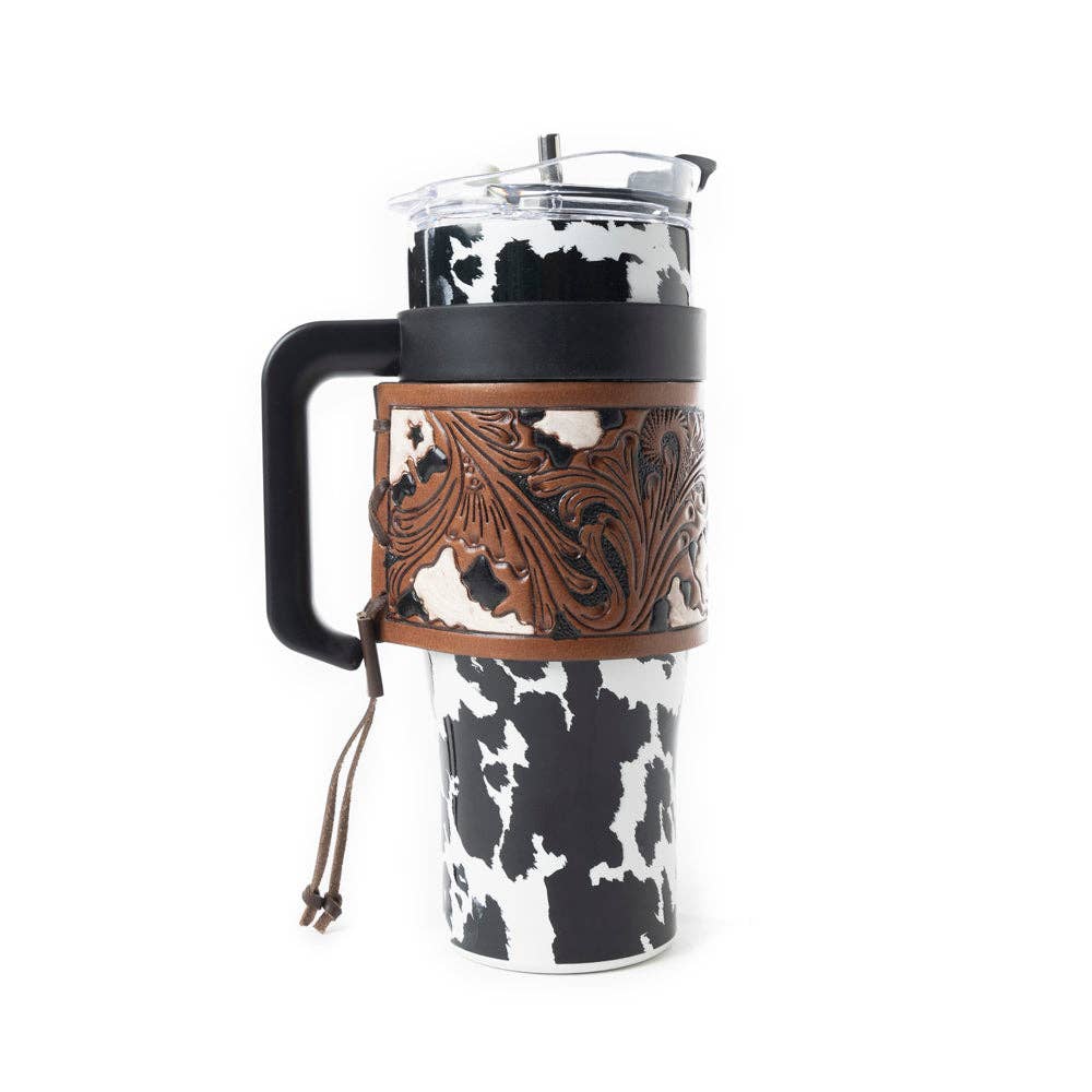Wyoming Tumbler In Black and White: WITH TOOLING
