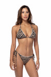 825619-TEXTURED TRIANGLE BIKINI SET W/ SEASHELL DETAIL