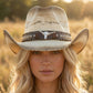 Long Horn Straw Cowboy Hat