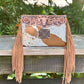 Upcycled LV Cowhide Tooled Leather Crossbody Bag Western 