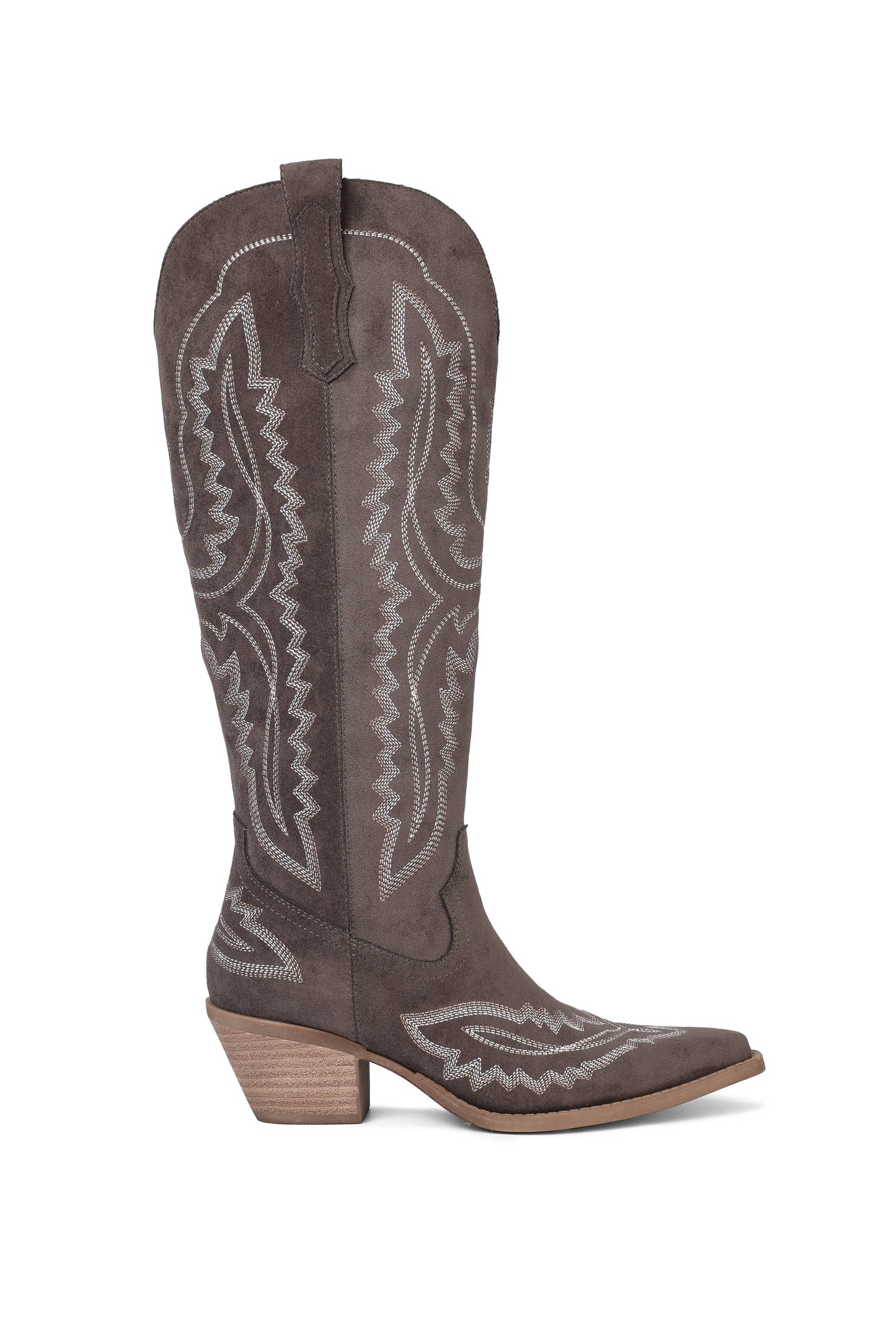 TESS: Dark Brown Cowgirl Boot