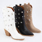 WEEKLY DEAL STAR STUD EMBELLISHED WESTERN BOOTS